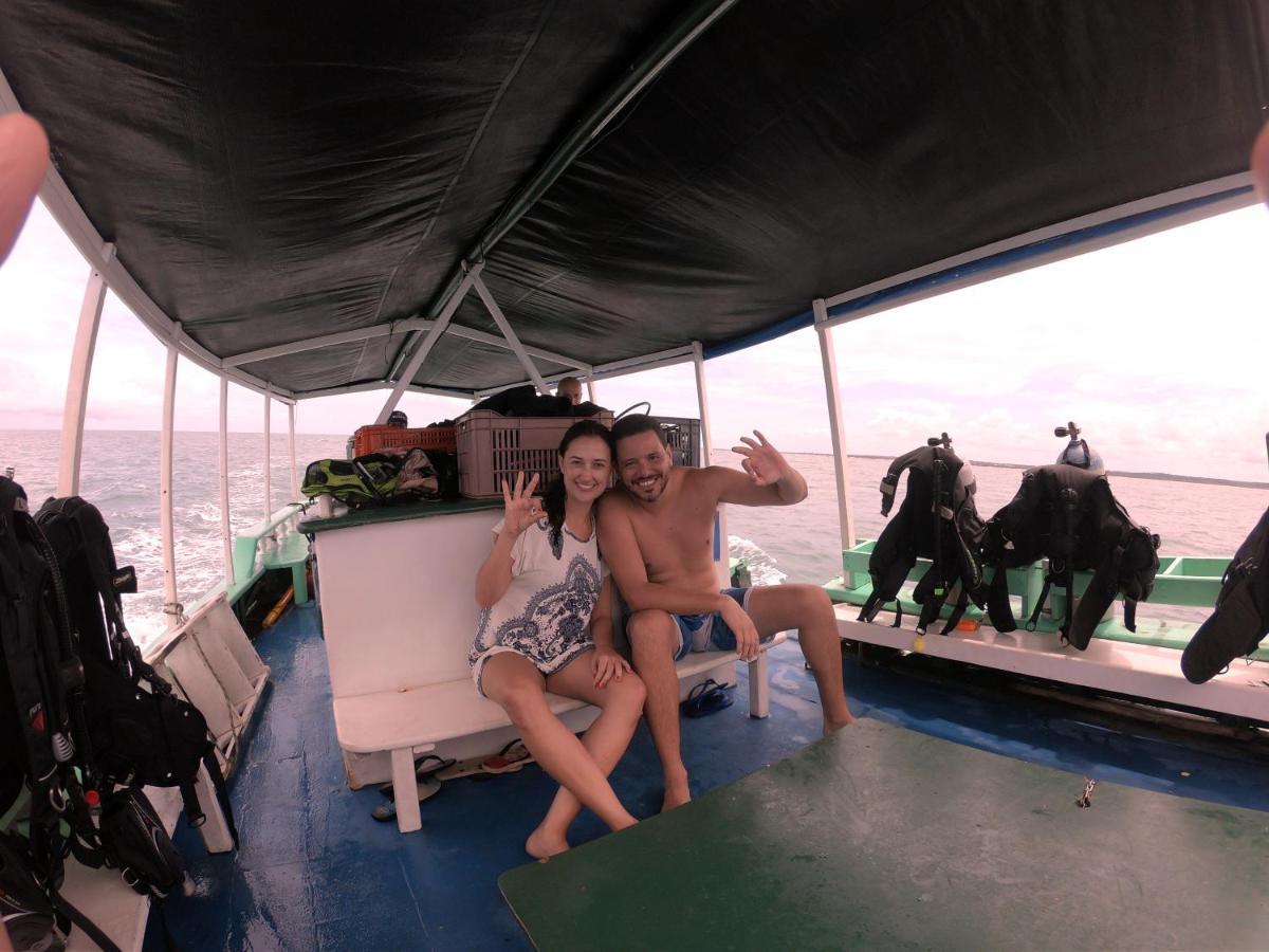 Paul'S Kitchenettes Da Praia & Nemo Dive, Centro De Mergulho Santa Cruz Cabrália Buitenkant foto